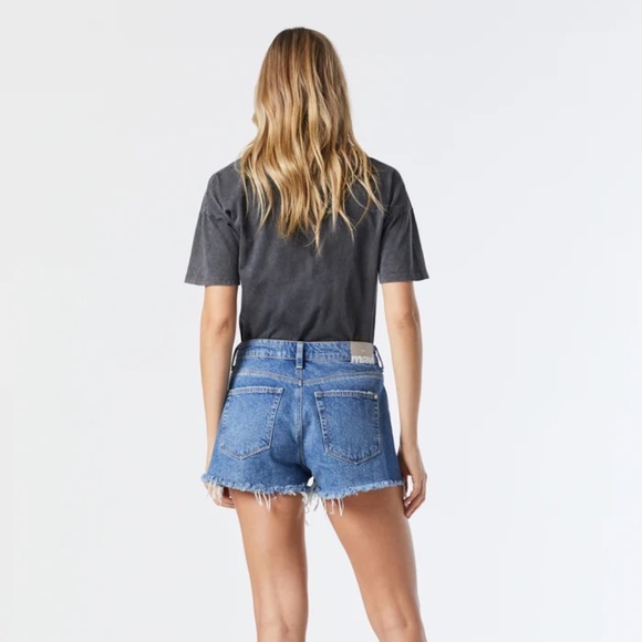 Mavi Rosie Denim Blue Jean Shorts 25 - Picture 7 of 14